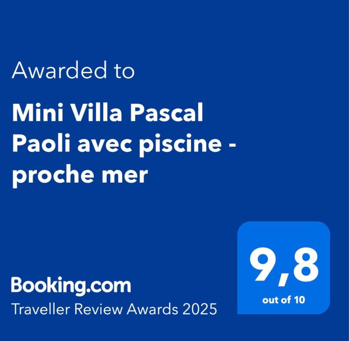 Mini Villa Pascal Paoli Avec Piscine - Proche Mer Prunelli-di-Fiumorbo Екстериор снимка